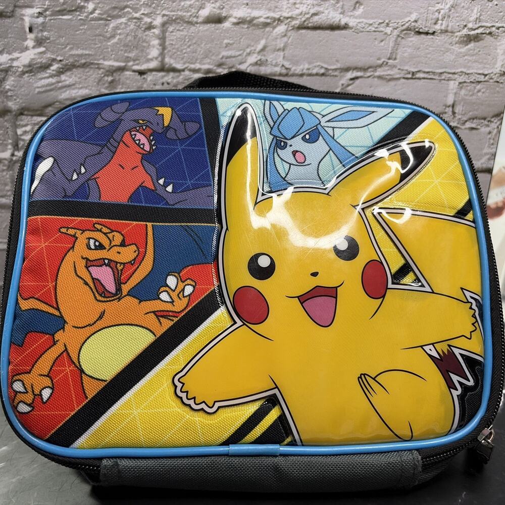 Pokémon Character Soft Side Insulated Lunch Box Bioworld Super Clean & Official